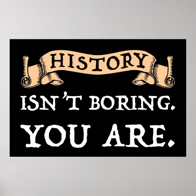 Historien är inte på väg - du är poster (Framsidan)