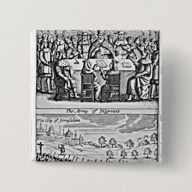 Historien av det heliga krig: knapp (Framsida)