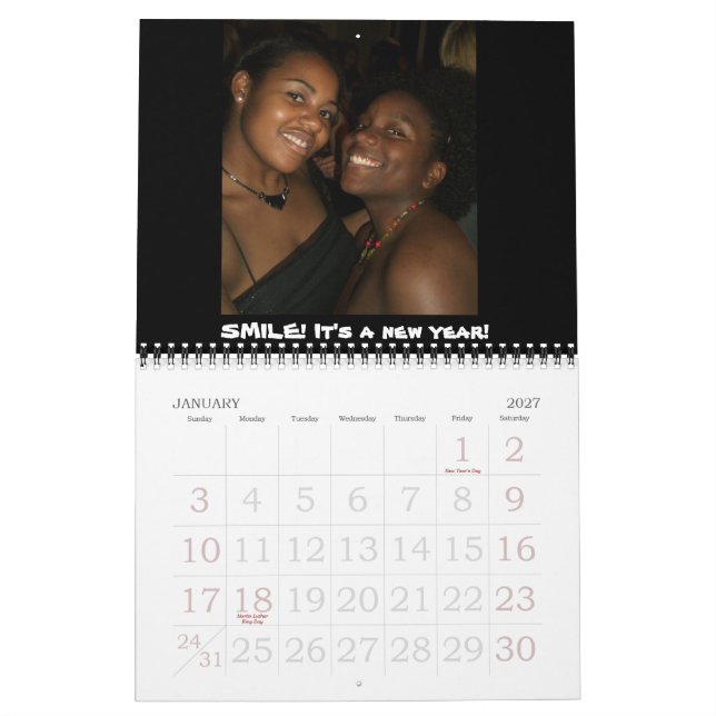 Historien av Sharifah & Jackie i bilder Kalender (Jan 2027)