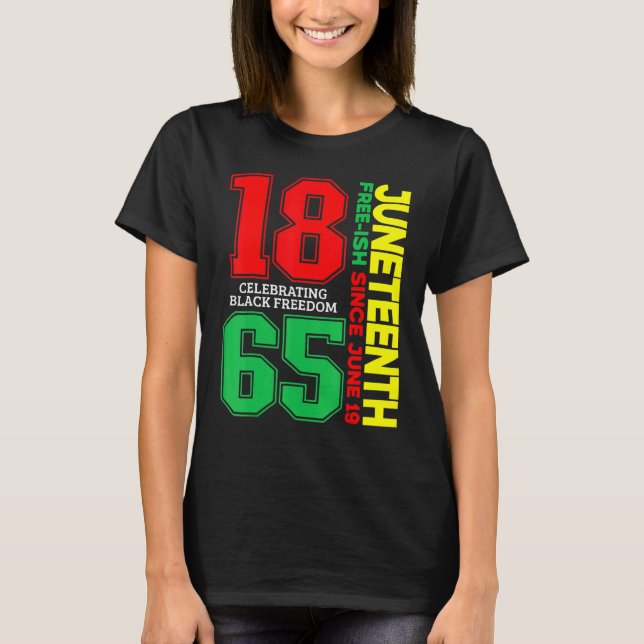 Historien, friländskt sedan 1865, Melanin Ance T Shirt (Framsida)