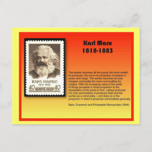 Historien, Karl Marx Vykort