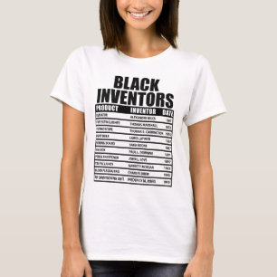 Historien om glömda svarta uppfinnare Svart histor T Shirt