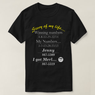 Historien om min livstid Mörk Färg Novelty T Shirt