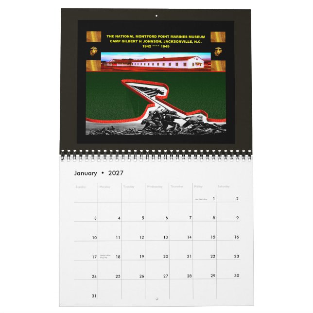 Historien om Montford Point marines Kalender (Jan 2027)