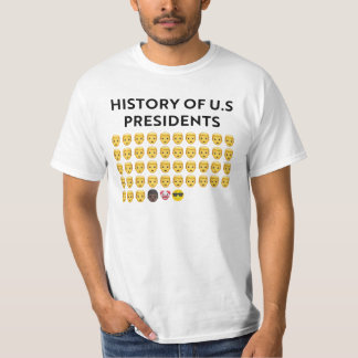 Historien om oss presidenter roliga t shirt