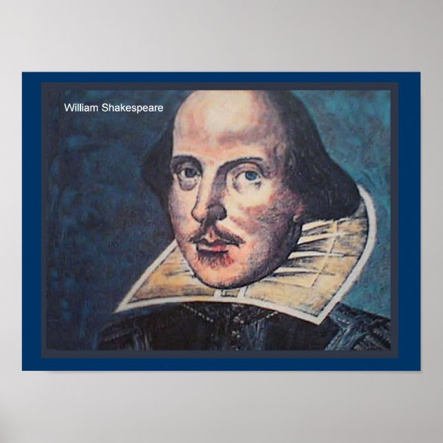 Historien, Porträtt i William Shakespeare Poster (Framsidan)