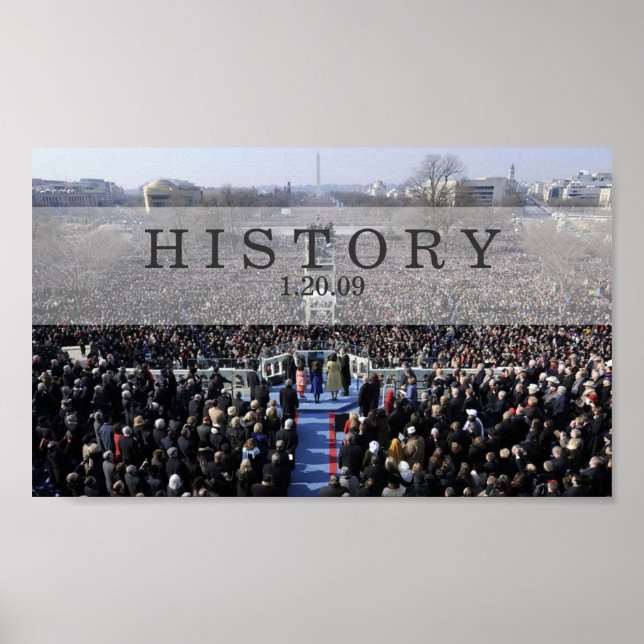 HISTORIEN: President Obama Swearing in Ceremony Poster (Framsidan)