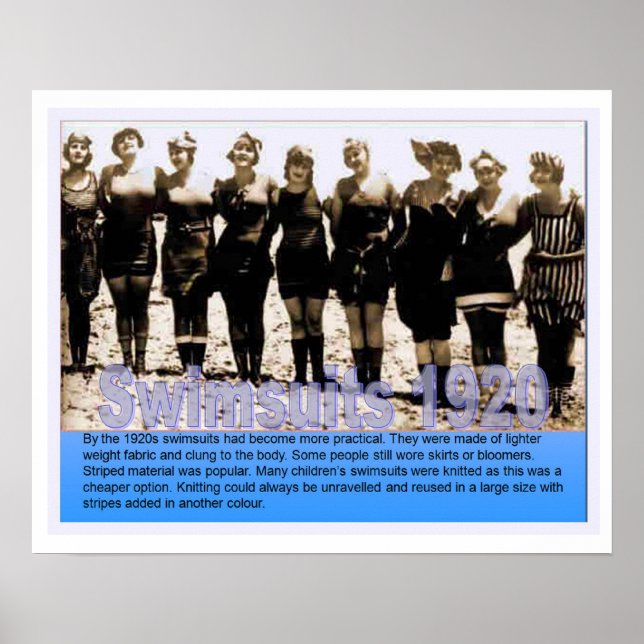 Historien, Seaside, Swimetings 1920 Poster (Framsidan)