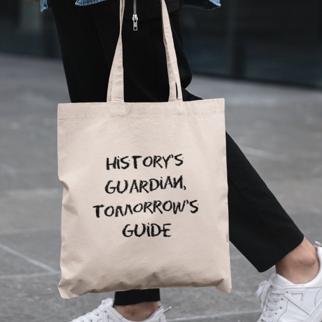 Historiens Älskare och lärargåva från Guardian His Tygkasse (Grab yours now and carry the legacy forward!)
