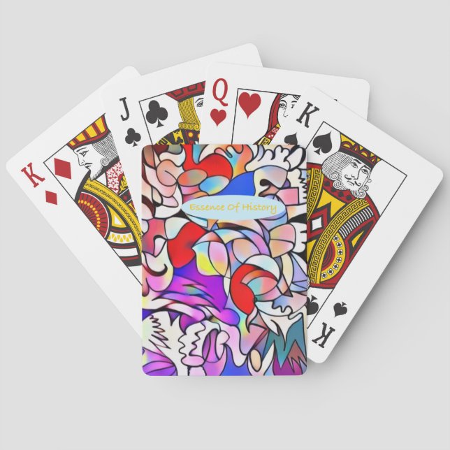 Historiens bevis på uppspelningskort casinokort (Baksidan)