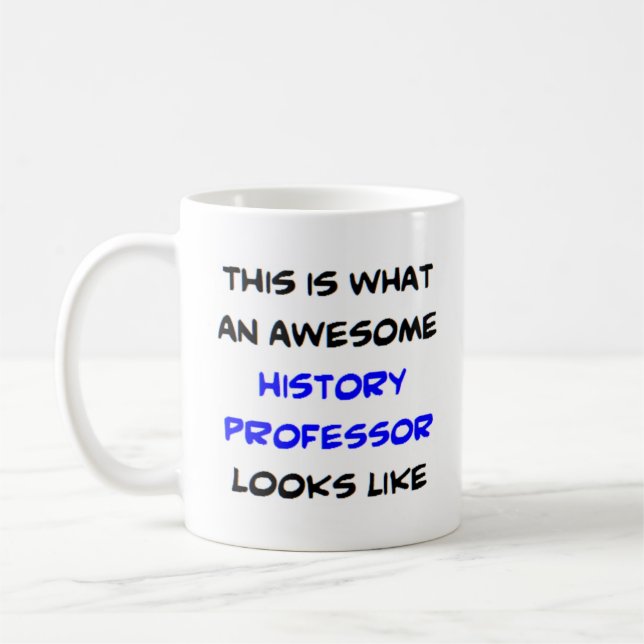 historieprofessor, fantastisk kaffemugg (Vänster)