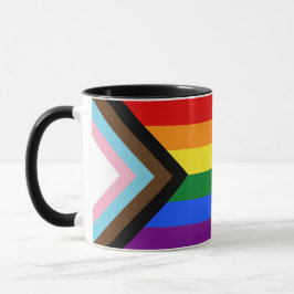 Historier betyder HBTQ-prismöte regnbågsflagga Mugg