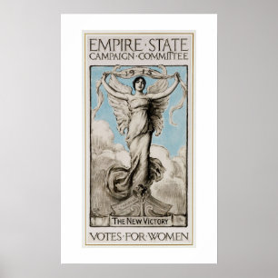 HistorieUS-feminism 1915 röstar för kvinnor Poster