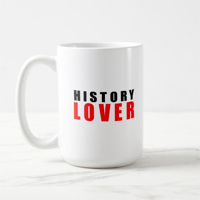 Historik älskare kaffemugg (Vänster)