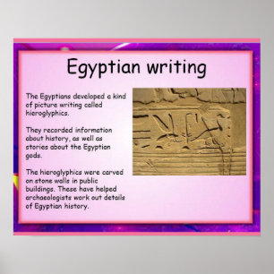 Historik, antikens Egypten, egyptiskt skrivande Poster