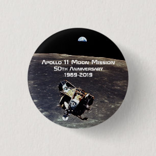 Historik Apollo 11 Måne Uppdrag 50-årsdagen Knapp