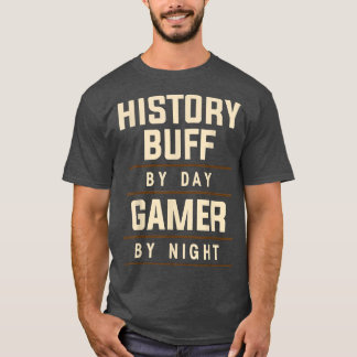 Historik - buff efter dagspelare efter natthistori t shirt