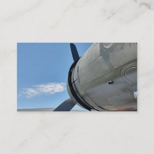 Historik flygplan visitkort