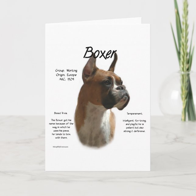 Historik för begynnelseboxare helgkort (Framsida)