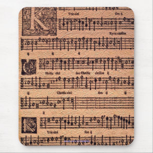 Historik Gregorian Chant Lakan Music Mousemat Musmatta