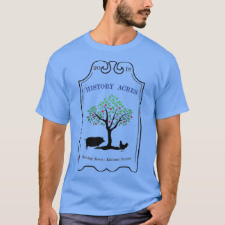 Historik har blått trirt t shirt