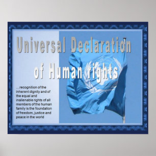Historik, HUman-höger, Deklaration Poster