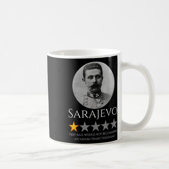 Historik Meme - Archduke Franz Ferdinand - World W Kaffemugg (Höger)