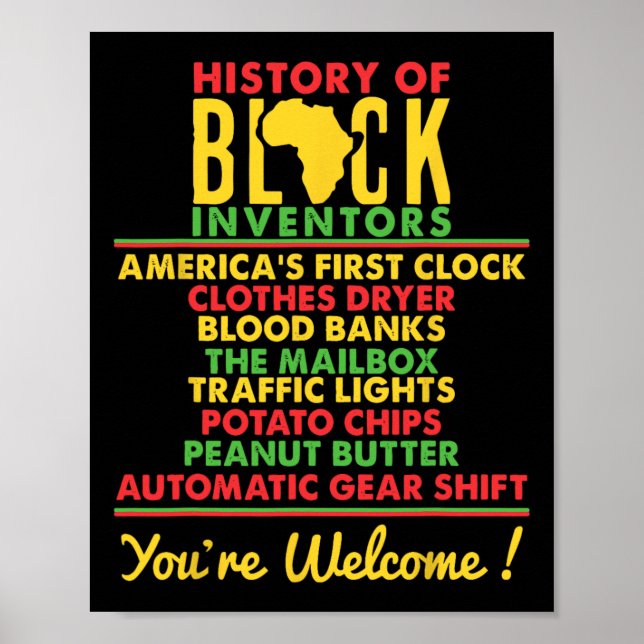 Historik över bortglömda svartinventariers svarta  poster (Framsidan)