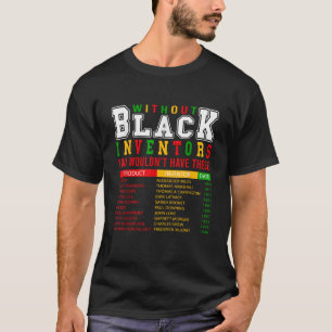 Historik över bortglömda svartinventariers svarta t shirt