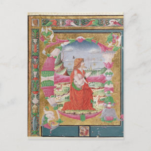 Historik över brev "E" med figur i Kung Vykort