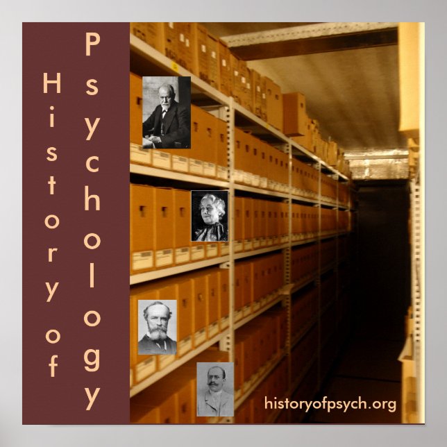Historik över psykologi Poster Archive Edition (Framsidan)