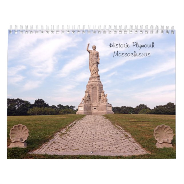 Historik Plymouth Massachusetts-kalender Kalender (Omslag)