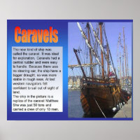 Historik, prospektering,Caravels, Sailing frakt