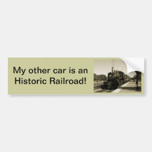 Historik Railroad Bildekal