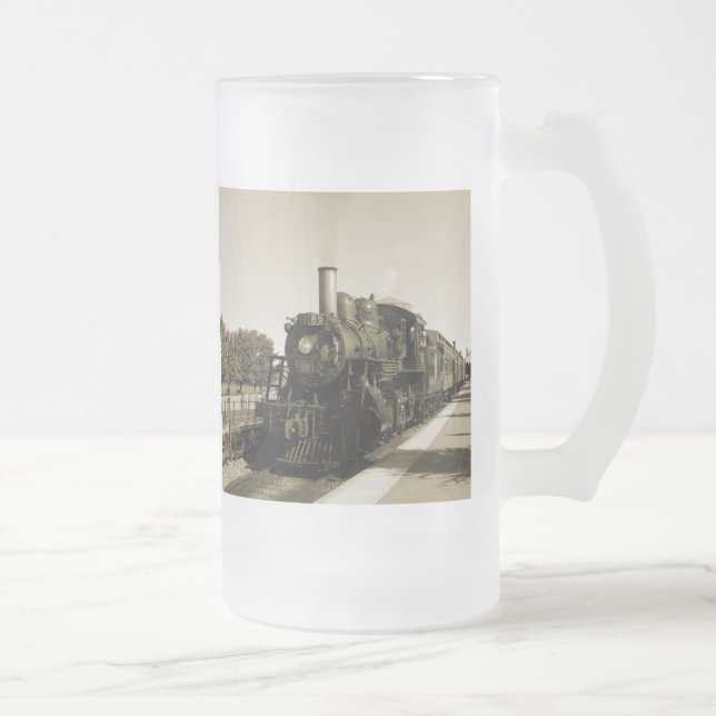 Historik Railroad Frostat Ölglas (Höger)