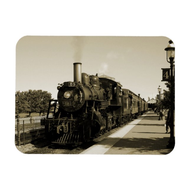 Historik Railroad Magnet (Horisontell)