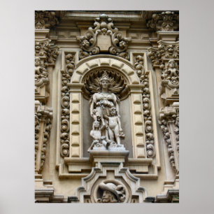 Historik San Diego Architecture Poster