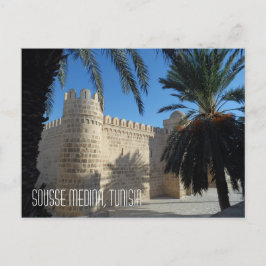 Historik Sousse Medina Street Scene Tunisien Vykort