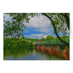 [Historik Truss Bridge] - valfritt Tillfälle-kort Hälsningskort