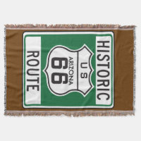 Historik väg 66 Arizona Road Sign