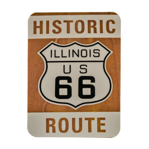 Historik väg 66 i Illinois Magnet