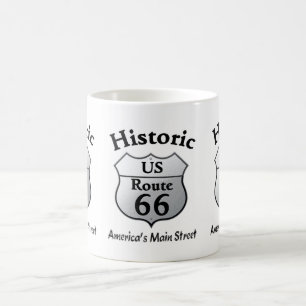 Historik väg 66 kaffemugg