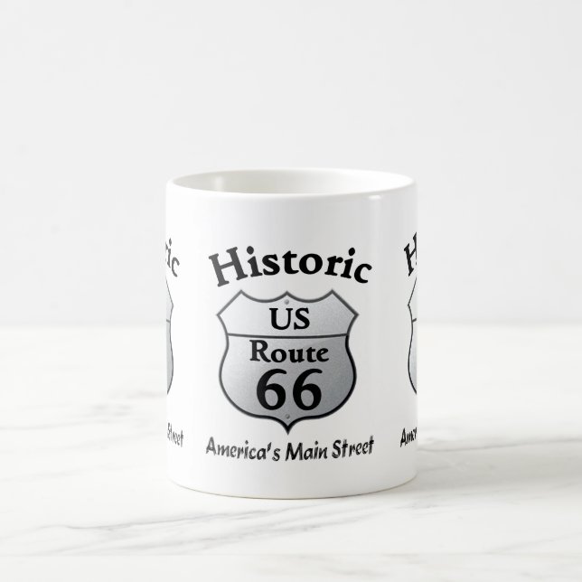 Historik väg 66 kaffemugg (Center)