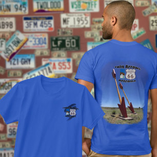 Historik väg 66 Twin Prows, Arizona Photograph T Shirt
