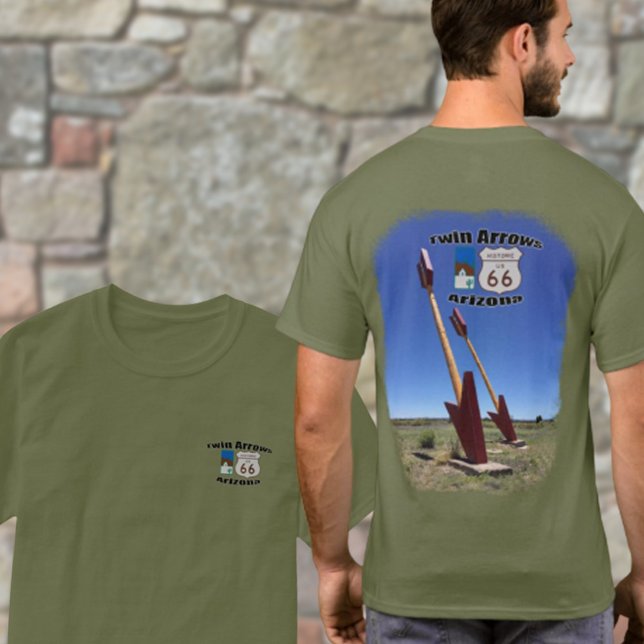 Historik väg 66 ~ Väntpil, Arizona T Shirt (Skapare uppladdad)