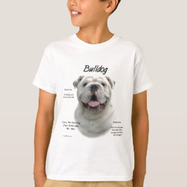 Historikdesign för bulldog t shirt
