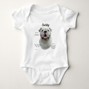 Historikdesign för bulldog t-shirt