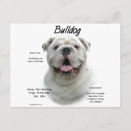 Historikdesign för bulldog vykort