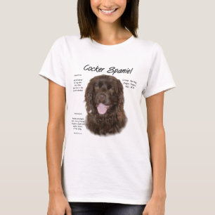 Historikdesign för Cocker Spanska (brn) T-shirt