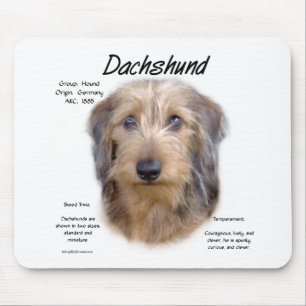 Historikdesign för Dachshund (trådhår) Musmatta